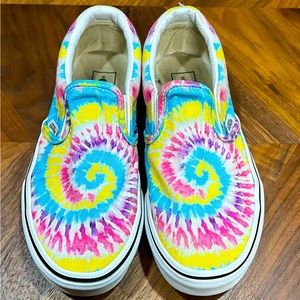 VANS Tie-Dye Little Girls size 2